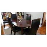 Henkel Harris Mahogany Dining Table 88" 8 chairs