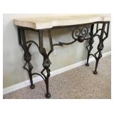 Century furniture hand forged designer console