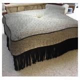 Oversized custom designed center ottoman