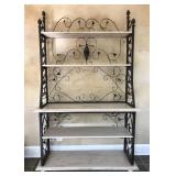 #314: Contemporary over sized baker’s rack