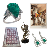 Jewelry, Art, and Decor Online Simulcast Auction
