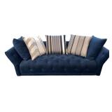 From Roche Bobois, Diese Large 3-Seat Softa, Fabric Pallos Unito with 3 Accent Cushions
