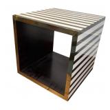 From Roche Bobois, Maison LaCrois, Cube, White/Black / Finish Louro Preto / Acadcia