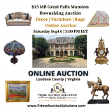 $15 Million Great Falls Downsizing Mansion Online Auction
