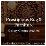 Prestigious Rug & Furniture Gallery Closure Online Auction