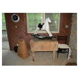 Butcher Block, Horse, Basket