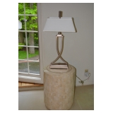 Side Table and Lamp