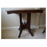 Spoon Carved Parlor Table