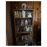 Bookcase various books