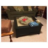 Glass Display Top Coffee Table