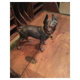 Cast Iron Boston Terrier Doorstop