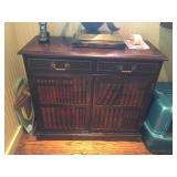Cabinet with Faux Book Front