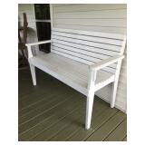 Painted Teak Bench
