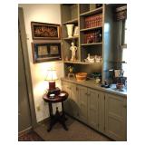 Cozy Corner with Framed Tapestries