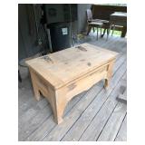 Pine Trunk/Bench