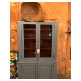Blue Painted Cabinet