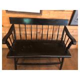 Nice Wooden Deacon Bench