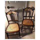 Four Cane Seat Chairs