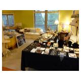 Books, VHS CD's DVD's Cassettes, Pristine furniture and household goods