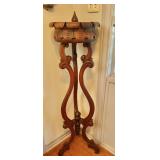 Antique Powdered Wig Stand