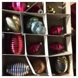 lots of ornaments vintage like this 