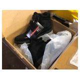 new boots, several pairs