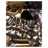 fur purse and stole vintage 