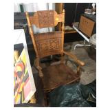 antique rockign chair