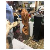 Huge large indian carving