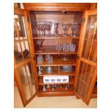The first of two matching Walter E. Smithe bookcases