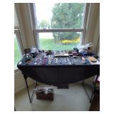Literally hundreds of pieces of costume and fashion jewelry, as well as some fine jewelry