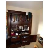 Pier One armoire, which makes a fantastic bar