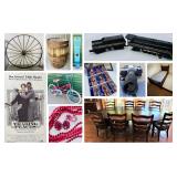 Antique Wagon Wheels, Pottery Barn Furniture, Valuable Sports Cards, Estate Treasures