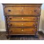 Antique 1800s Jacaranda Brazilian Paper Dresser