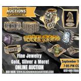 Fine Jewelry Auction - Gold, Silver & More!