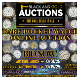 RARE POCKET WATCH COLLECTION AUCTION