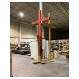 3 large crosses