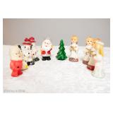 vintage japanese holidays wax figures  