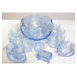 vintage caprice pattern glassware  