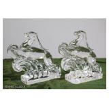 Steuben Glass Gazette set