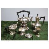 1917 Sterling Silver US Army Tea set