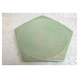 Pentagon pottery plater