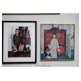 Signed photograph , Norman Rockwell print