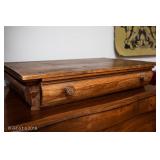 Antique wooden cashier box