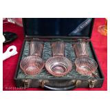 Salesman Rose Glassware sample