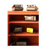 Terracota color wooden cabinet