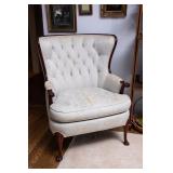 Antique winged chair 