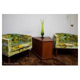 MId century club chairs