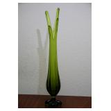 Mid century glass vase 