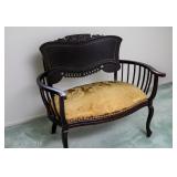 Antique love seat two seater